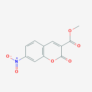 molecular formula C11H7NO6 B13710634 Methyl 7-Nitro-2-oxo-2H-chromene-3-carboxylate CAS No. 405939-51-7