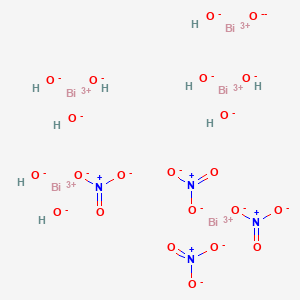 molecular formula Bi5H9N4O22 B13710674 Bismuth Subnitrate CAS No. 54392-33-5