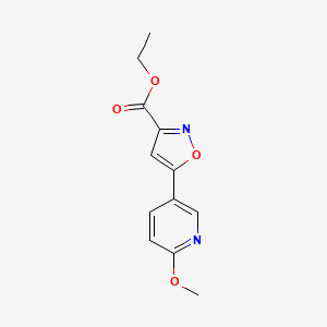 Ethyl 5-(6-Methoxy-3-pyridyl)isoxazole-3-carboxylate