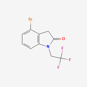 4-Bromo-1-(2,2,2-trifluoroethyl)indolin-2-one