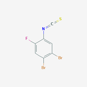 3,4-Dibromo-6-fluorophenyl isothiocyanate