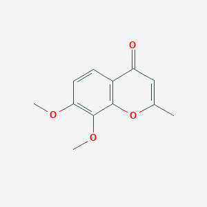 molecular formula C12H12O4 B13710742 7,8-Dimethoxy-2-methyl-4H-chromen-4-one 