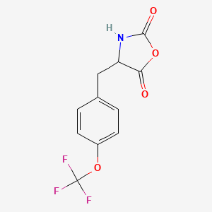 4-[4-(Trifluoromethoxy)benzyl]oxazolidine-2,5-dione