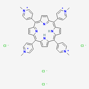 molecular formula C44H38Cl4N8 B13710749 meso-Tetra(N-methyl-4-pyridyl)porphine tetrachloride 