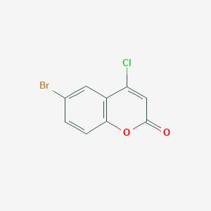 molecular formula C9H4BrClO2 B13710750 6-Bromo-4-chlorocoumarin 