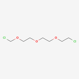 molecular formula C7H14Cl2O3 B13710764 1-Chloro-2-[2-[2-(chloromethoxy)ethoxy]ethoxy]ethane 