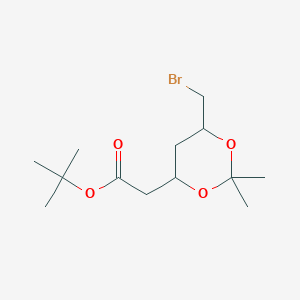 tert-Butyl (4R,6S)-6-(Bromomethyl)-2,2-dimethyl-1,3-dioxane-4-acetate