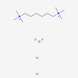 molecular formula C12H32Br2N2O B13710792 Hexamethonium bromide hydrate 