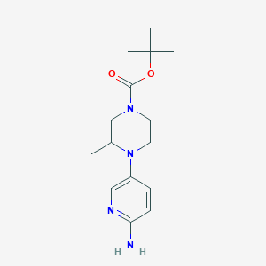 (S)-5-(4-Boc-2-methyl-1-piperazinyl)pyridin-2-amine