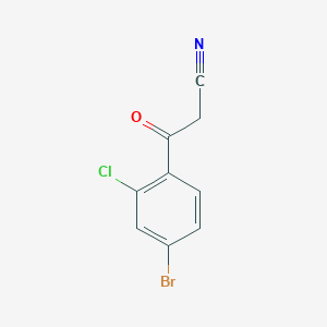 3-(4-Bromo-2-chlorophenyl)-3-oxopropanenitrile