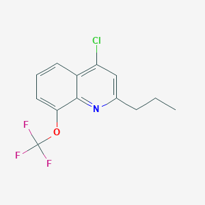 4-Chloro-2-propyl-8-trifluoromethoxyquinoline