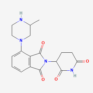 2-(2,6-Dioxopiperidin-3-yl)-4-(3-methylpiperazin-1-yl)isoindoline-1,3-dione