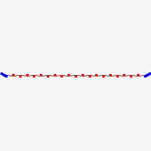 molecular formula C40H80N6O19 B13710834 Azido-PEG19-azide 