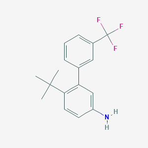 6-tert-Butyl-3'-trifluoromethylbiphenyl-3-ylamine