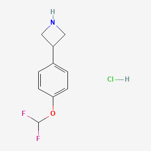 3-(4-(Difluoromethoxy)phenyl)azetidine hydrochloride