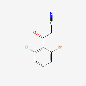 3-(2-Bromo-6-chlorophenyl)-3-oxopropanenitrile