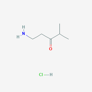 molecular formula C6H14ClNO B13710917 1-Amino-4-methyl-3-pentanone Hydrochloride 