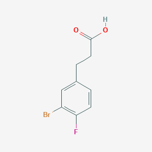 3-(3-Bromo-4-fluorophenyl)propanoic acid