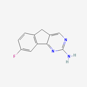 8-Fluoro-5H-indeno[1,2-d]pyrimidin-2-amine