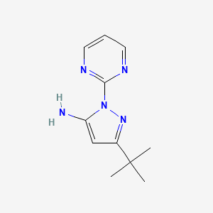 3-tert-butyl-1-(pyrimidin-2-yl)-1H-pyrazol-5-amine
