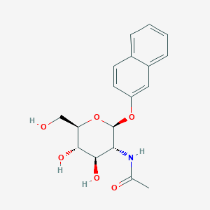 molecular formula C18H21NO6 B137110 2-萘基 2-乙酰氨基-2-脱氧-β-D-吡喃葡萄糖苷 CAS No. 131531-82-3