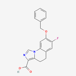 8-(Benzyloxy)-7-fluoro-4,5-dihydroimidazo[1,5-a]quinoline-3-carboxylic Acid