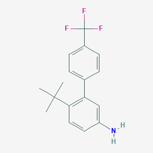 6-tert-Butyl-4'-trifluoromethylbiphenyl-3-ylamine