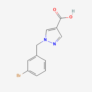 1-(3-Bromobenzyl)-1H-pyrazole-4-carboxylic acid