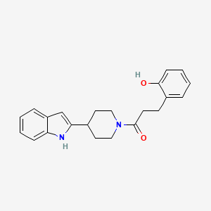 1-[4-(2-Indolyl)-1-piperidyl]-3-(2-hydroxyphenyl)-1-propanone