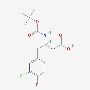 3-(Boc-amino)-4-(3-chloro-4-fluorophenyl)butyric Acid