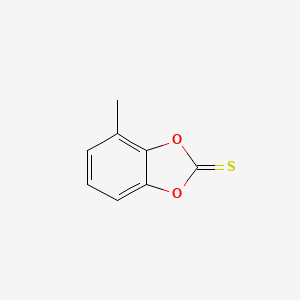 molecular formula C8H6O2S B13711150 4-Methylbenzo[d][1,3]dioxole-2-thione 