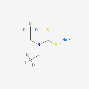 molecular formula C5H10NNaS2 B13711193 Sodium N,N-(Diethyl-d10)dithiocarbamate Trihydrate 