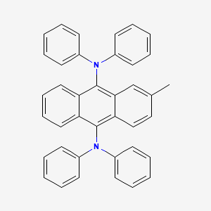 molecular formula C39H30N2 B13711229 2-Methyl-N9,N9,N10,N10-tetraphenylanthracene-9,10-diamine CAS No. 189263-84-1