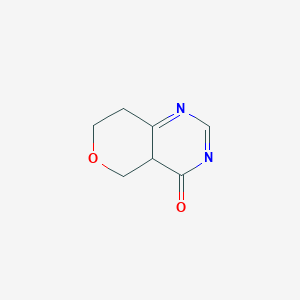 molecular formula C7H8N2O2 B13711255 4a,5,7,8-Tetrahydropyrano[4,3-d]pyrimidin-4-one 