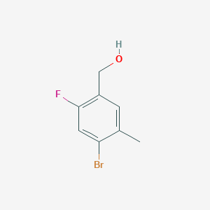 (4-Bromo-2-fluoro-5-methylphenyl)methanol