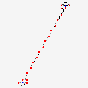 molecular formula C36H60N2O20 B13711335 Bis-PEG12-NHS ester 