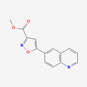 Methyl 5-(6-Quinolyl)isoxazole-3-carboxylate