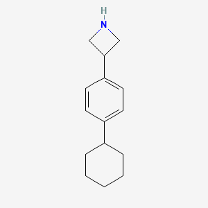 3-(4-Cyclohexylphenyl)azetidine