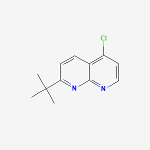 2-(tert-Butyl)-5-chloro-1,8-naphthyridine