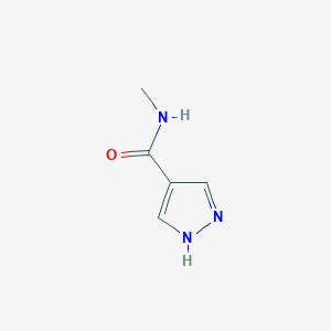 molecular formula C5H7N3O B1371142 N-甲基-1H-吡唑-4-甲酰胺 CAS No. 1154383-52-4