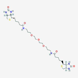 molecular formula C30H52N6O7S2 B13711425 Bis-PEG3-biotin 