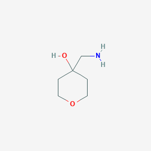 molecular formula C6H13NO2 B1371144 4-(氨基甲基)四氢-2H-吡喃-4-醇 CAS No. 783303-73-1