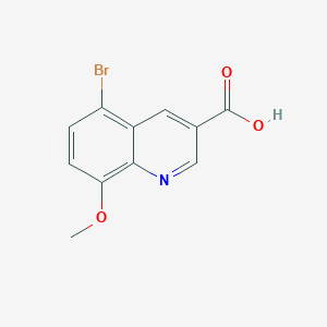 5-Bromo-8-methoxyquinoline-3-carboxylic Acid