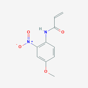 molecular formula C10H10N2O4 B1371148 N-(4-メトキシ-2-ニトロフェニル)プロプ-2-エナミド CAS No. 444166-94-3