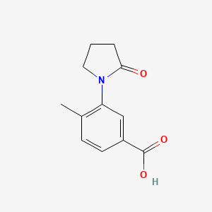 4-Methyl-3-(2-oxopyrrolidin-1-yl)benzoic acid