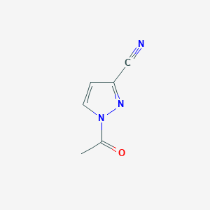 1-Acetyl-1H-pyrazole-3-carbonitrile