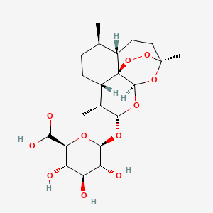 molecular formula C21H32O11 B13711495 Dihydroartemisinin Glucuronide 