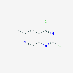 molecular formula C8H5Cl2N3 B13711509 2,4-Dichloro-6-methylpyrido[3,4-d]pyrimidine 