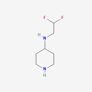 N-(2,2-Difluoroethyl)piperidin-4-amine