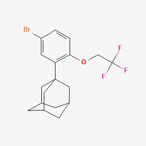 2-Adamantyl-4-bromo-1-(2,2,2-trifluoroethoxy)benzene